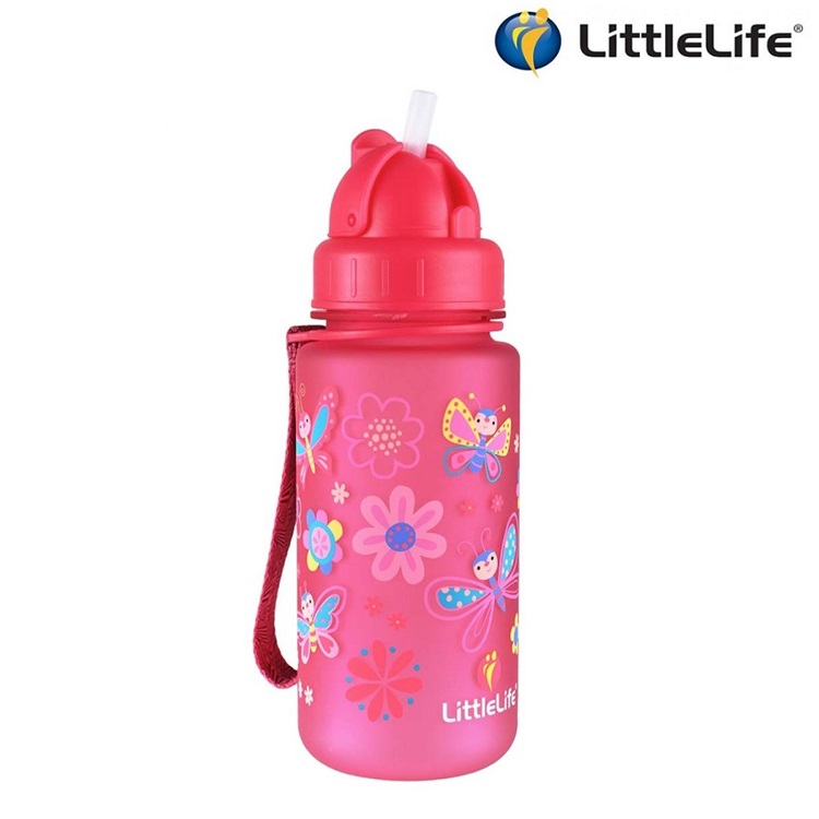 Bērnu ūdens pudele LittleLife Butterflies