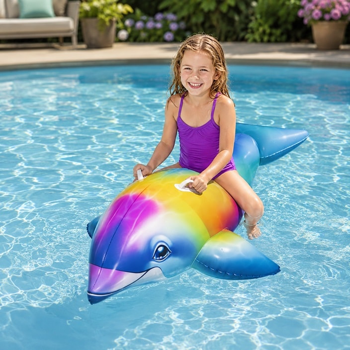 Liels piepūšamais dzīvnieks Bestway Rainbow Dolphin XXL